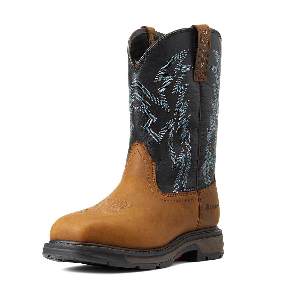 Ariat WorkHog XT BOA Carbon-Toe Work Boot Dark Earth Heel