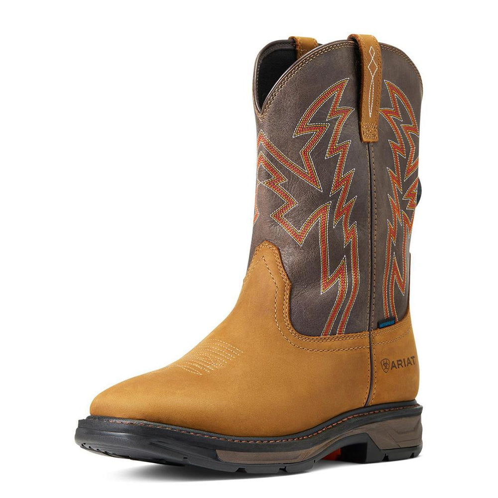 Ariat WorkHog XT BOA Soft-Toe Waterproof Boot Aged Bark Side