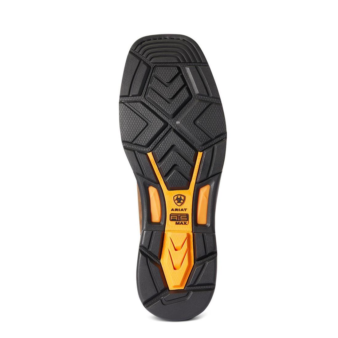 Ariat WorkHog XT Cottonwood Carbon Toe Work Boot Distressed Brown Medial