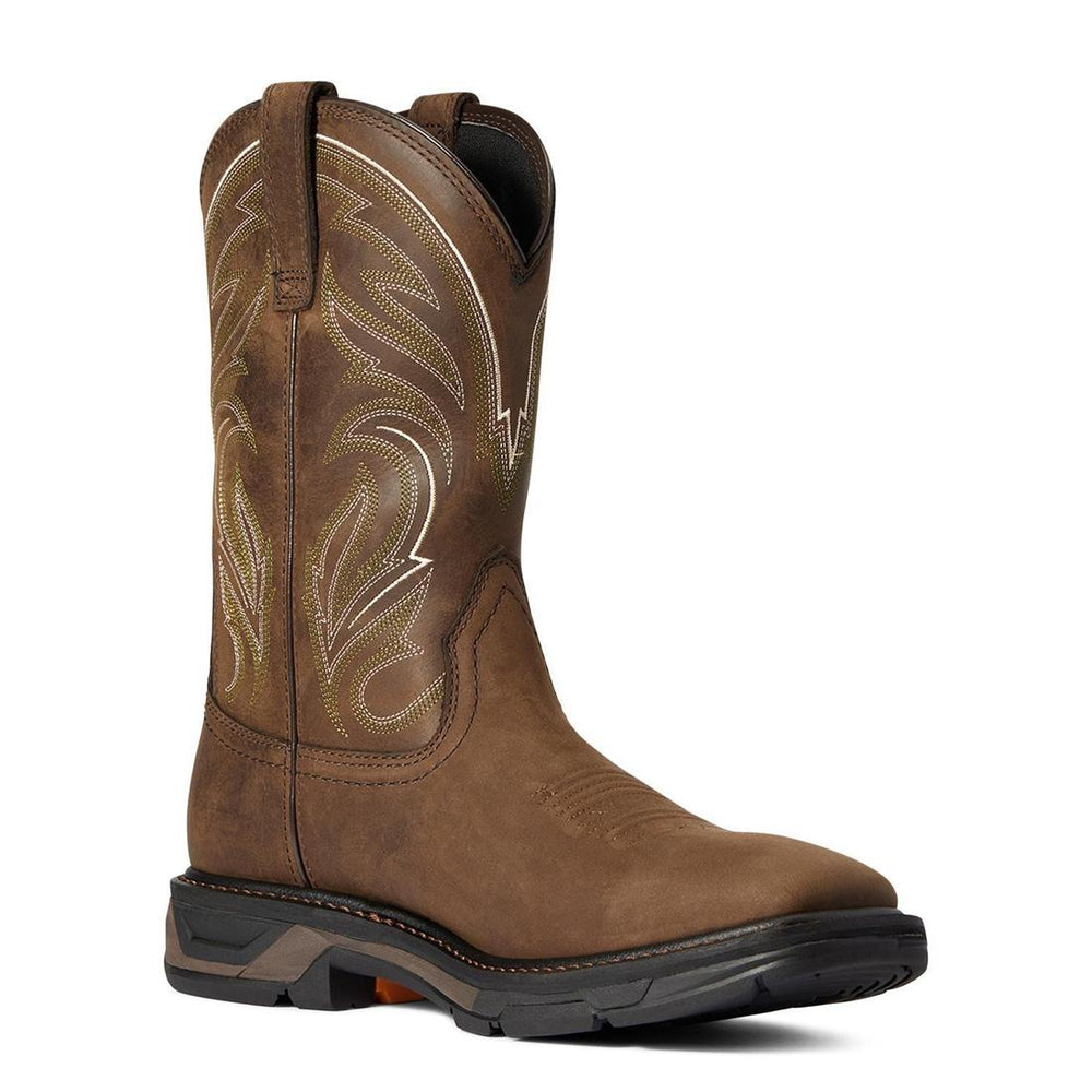 Ariat WorkHog XT Cottonwood Work Boot Distressed Brown Profile