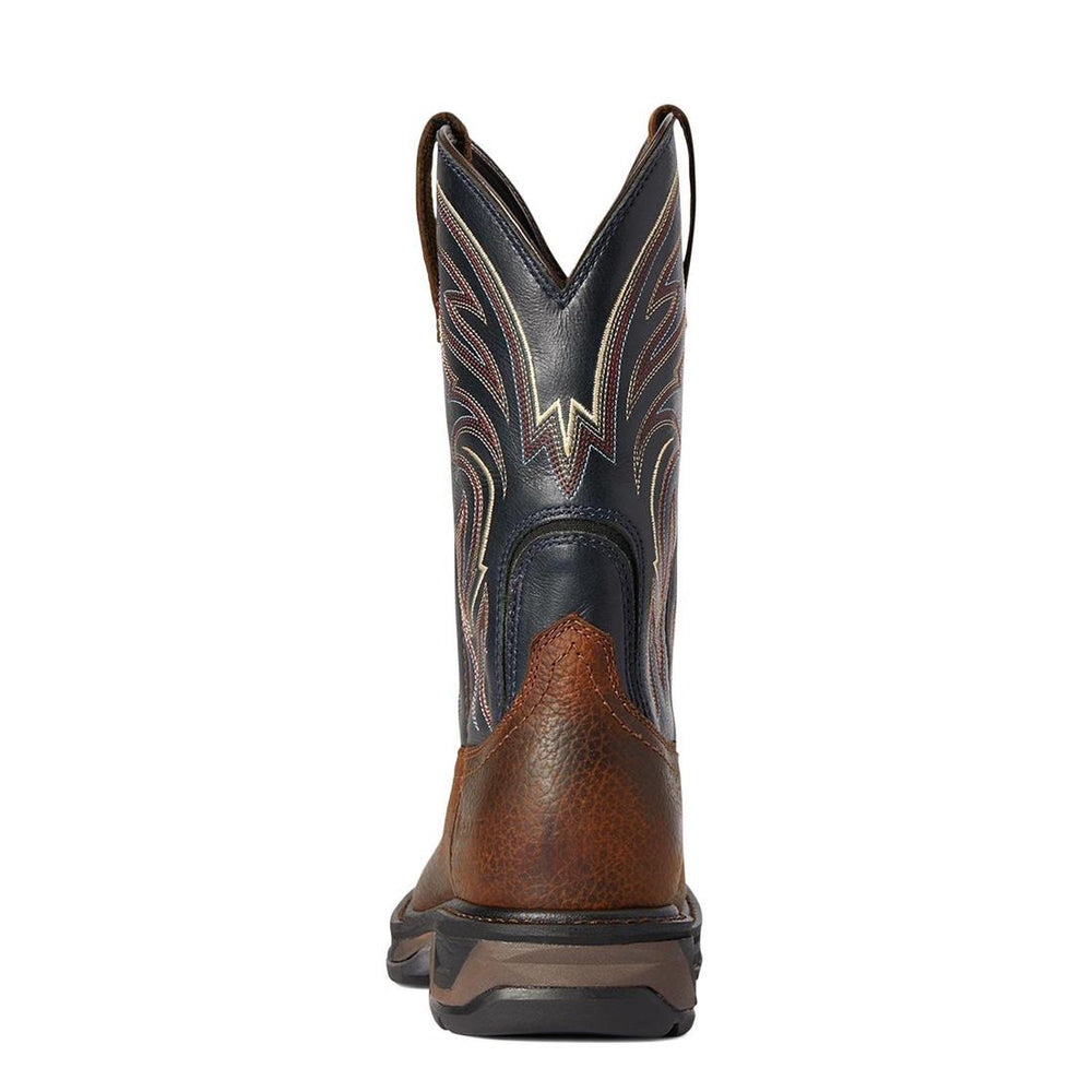 Ariat WorkHog XT Cottonwood Work Boot Brown Oiled Rowdy Heel