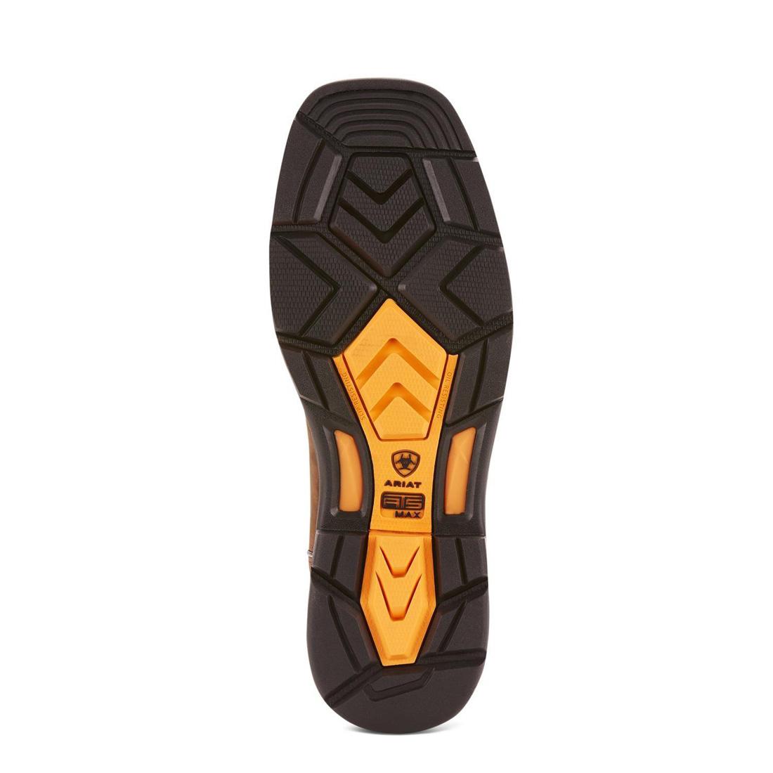 Ariat WorkHog XT Wide Square Toe Waterproof Carbon Toe Work Boot Oily Distressed Brown Medial