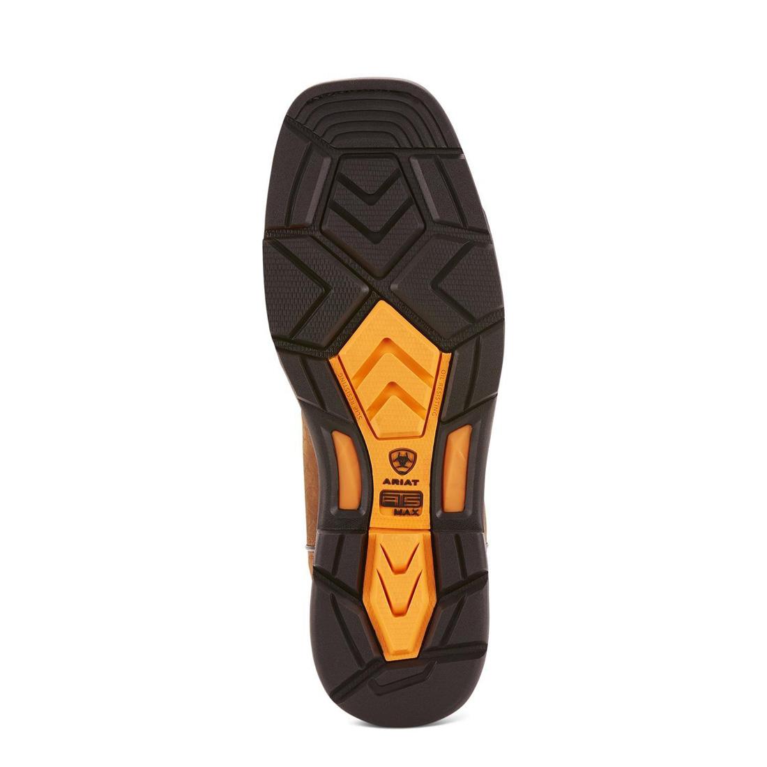 Ariat WorkHog XT Wide Square Toe Waterproof Carbon Toe Work Boot Tumbled Bark Sole