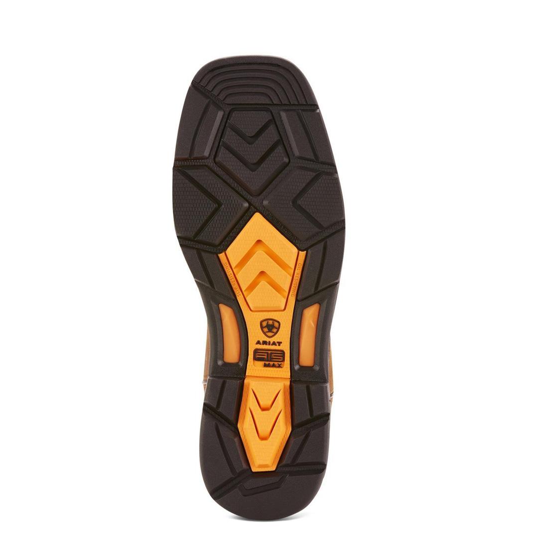 Ariat WorkHog XT Wide Square Toe Waterproof Work Boot Tumbled Bark Medial