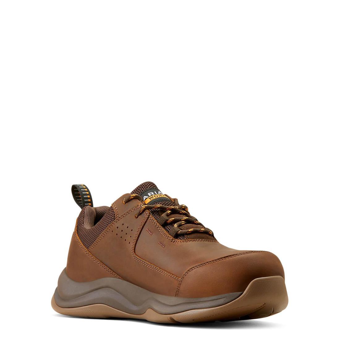 Ariat Working Mile SD Composite-Toe Work Boot Distressed Brown Medial