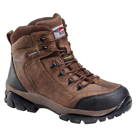 Avenger 6" Waterproof Insulated Composite Toe Work Boots – Brown A7264 Medial Image