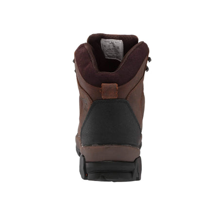 Avenger 6" Waterproof Insulated Composite Toe Work Boots – Brown A7264 Heel Image