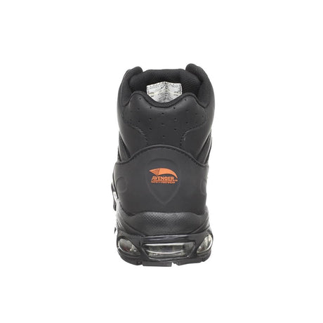 Avenger 6" Waterproof Carbon Toe Work Boots – Black A7248 Heel Image