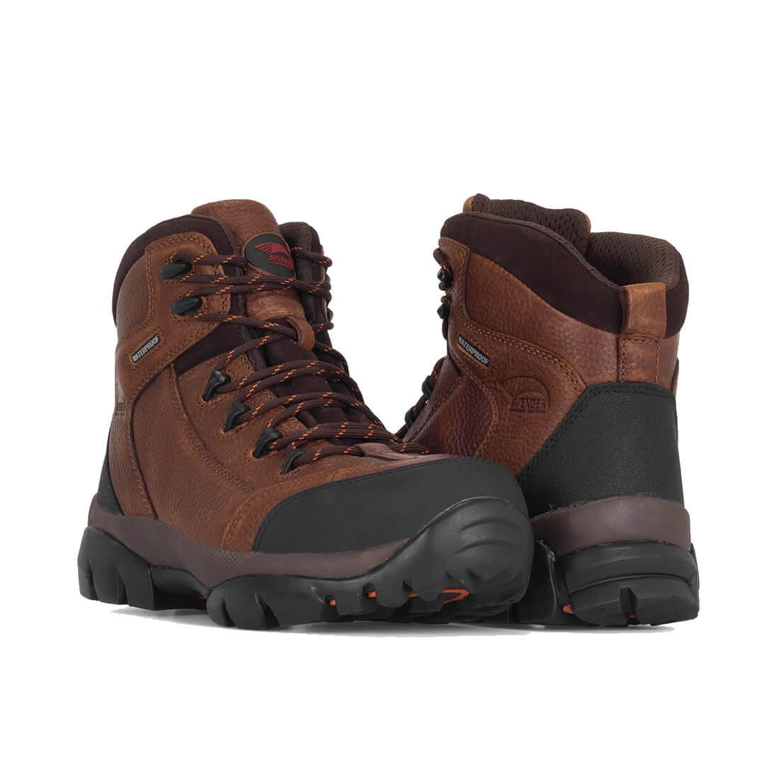Avenger 6" Waterproof Composite Toe Work Boots – Brown A7244