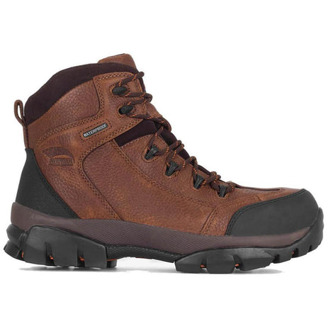 Avenger 6" Waterproof Composite Toe Work Boots – Brown Profile View