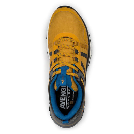 Avenger Aero Trail Composite Toe Work Shoes – Yellow/Blue A1221