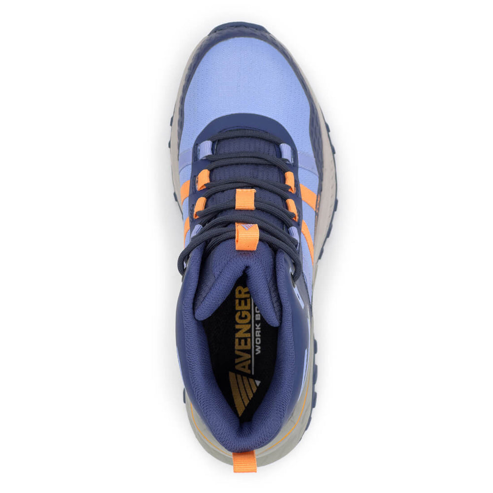 Avenger Aero Trail Mid Women's Waterproof Composite-Toe Work Boot Light Blue A8813