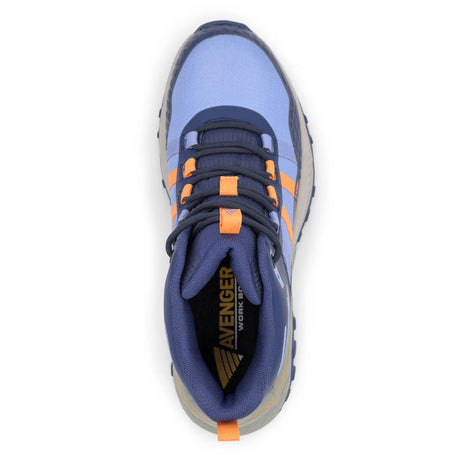 Avenger Aero Trail Mid Women's Waterproof Composite-Toe Work Boot Light Blue A8813