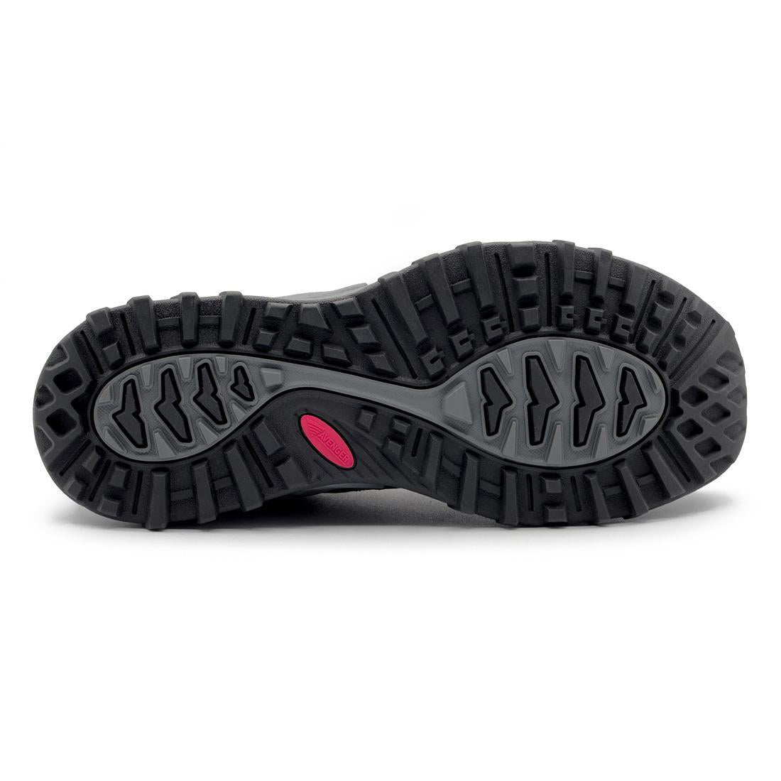 Avenger Aero Trail Women’s Composite Toe Work Shoes – Grey/Magenta A1250 Sole Image