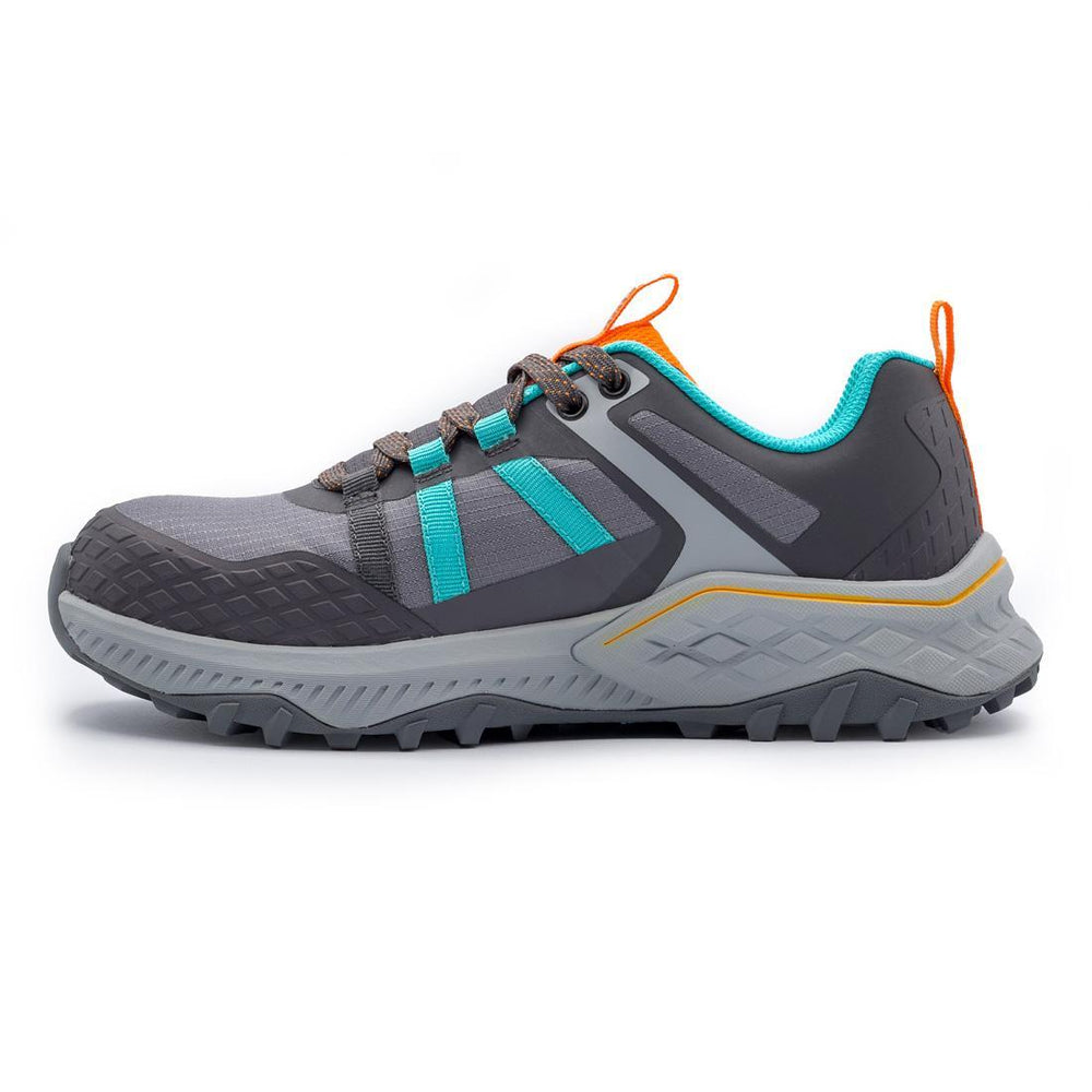 Avenger Aero Trail Women’s Composite Toe Work Shoes – Grey/Teal A1251