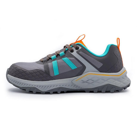 Avenger Aero Trail Women’s Composite Toe Work Shoes – Grey/Teal A1251