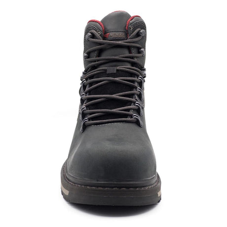 Avenger Blacksmith 6" Waterproof Met Guard Aluminum Toe Work Boots – Black A8816 Front Image