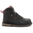 Avenger Blacksmith 6" Waterproof Met Guard Aluminum Toe Work Boots – Black Profile View