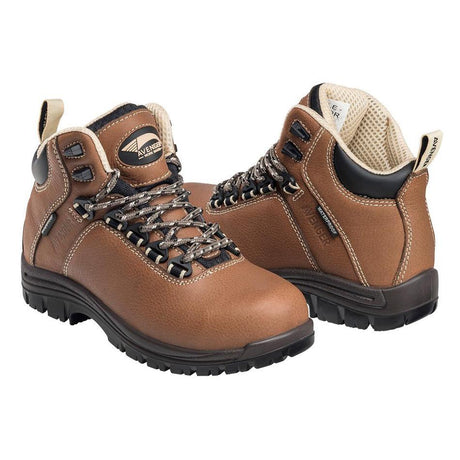 Avenger Breaker Women’s 6" Waterproof Puncture Resistant Composite Toe Work Boots – Brown A7286