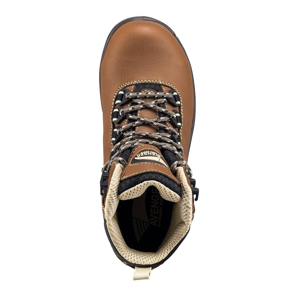 Avenger Breaker Women’s 6" Waterproof Puncture Resistant Composite Toe Work Boots – Brown A7286