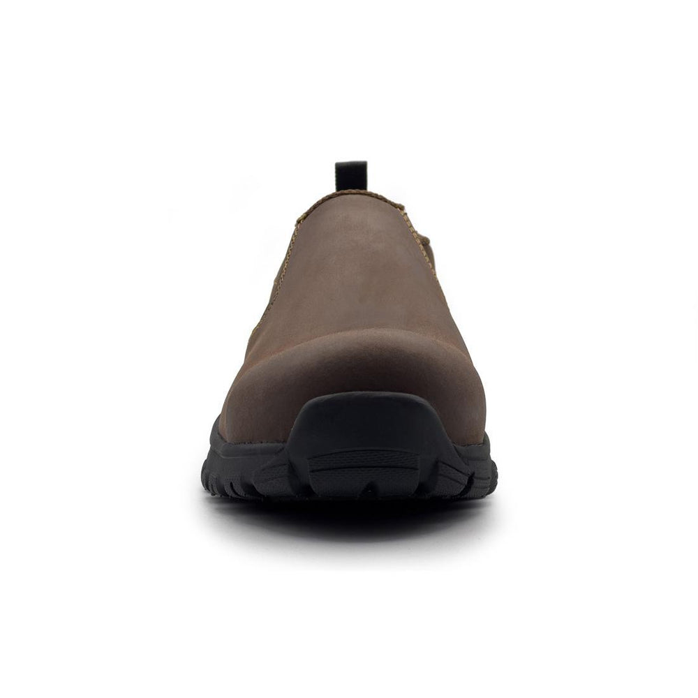 Avenger Flight Composite Toe SD10 Work Shoes – Brown A7035 Front Image