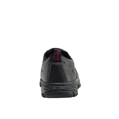 Avenger Flight SD10 Alloy Toe Slip-On Work Shoes – Black A7001 Heel Image