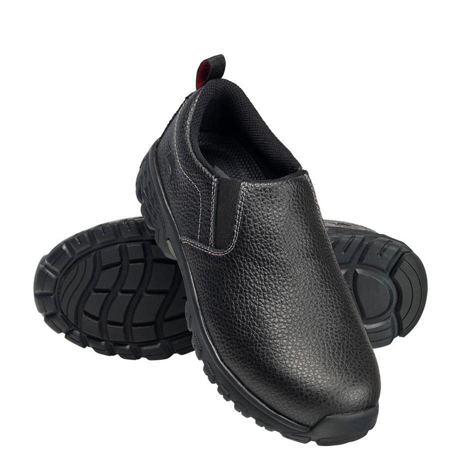 Avenger Flight SD10 Alloy Toe Slip-On Work Shoes – Black A7001