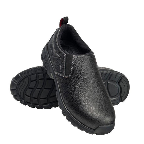 Avenger Flight SD10 Alloy Toe Slip-On Work Shoes – Black A7001