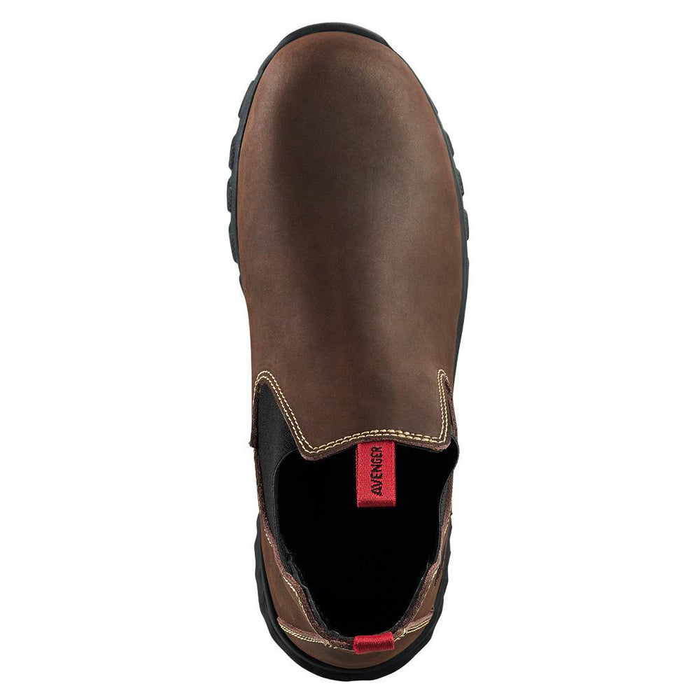 Avenger Flight Women’s Composite Toe SD10 Romeo Work Shoe – Brown A7040