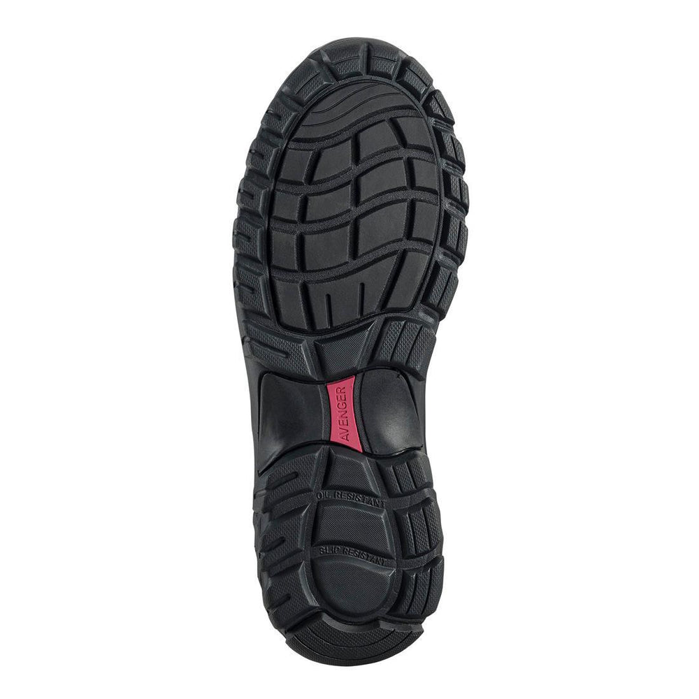 Avenger Flight Women’s SD10 Alloy Toe Romeo Work Shoe – Brown A7160 Sole Image