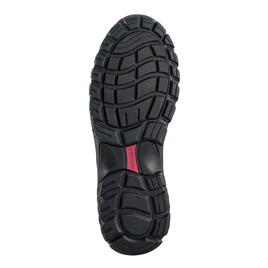 Avenger Flight Women’s SD10 Alloy Toe Romeo Work Shoe – Brown A7160 Sole Image