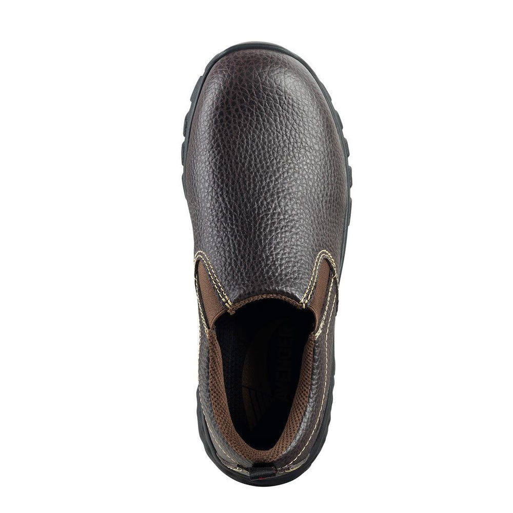 Avenger Flight Women’s SD10 Alloy Toe Slip-On Work Shoes – Brown A7020
