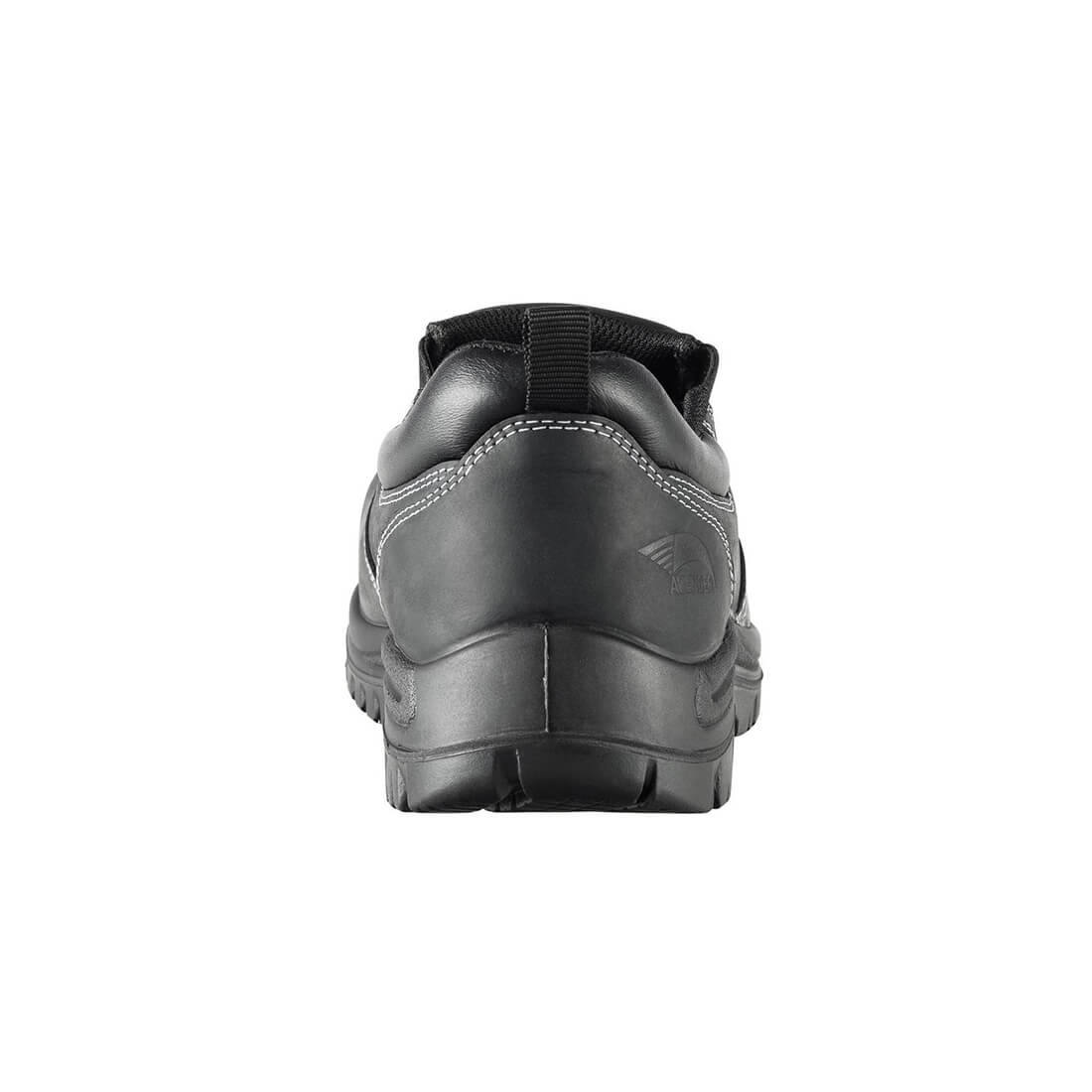 Avenger Foreman Waterproof Composite Toe Slip On Work Shoes – Black Heel Image