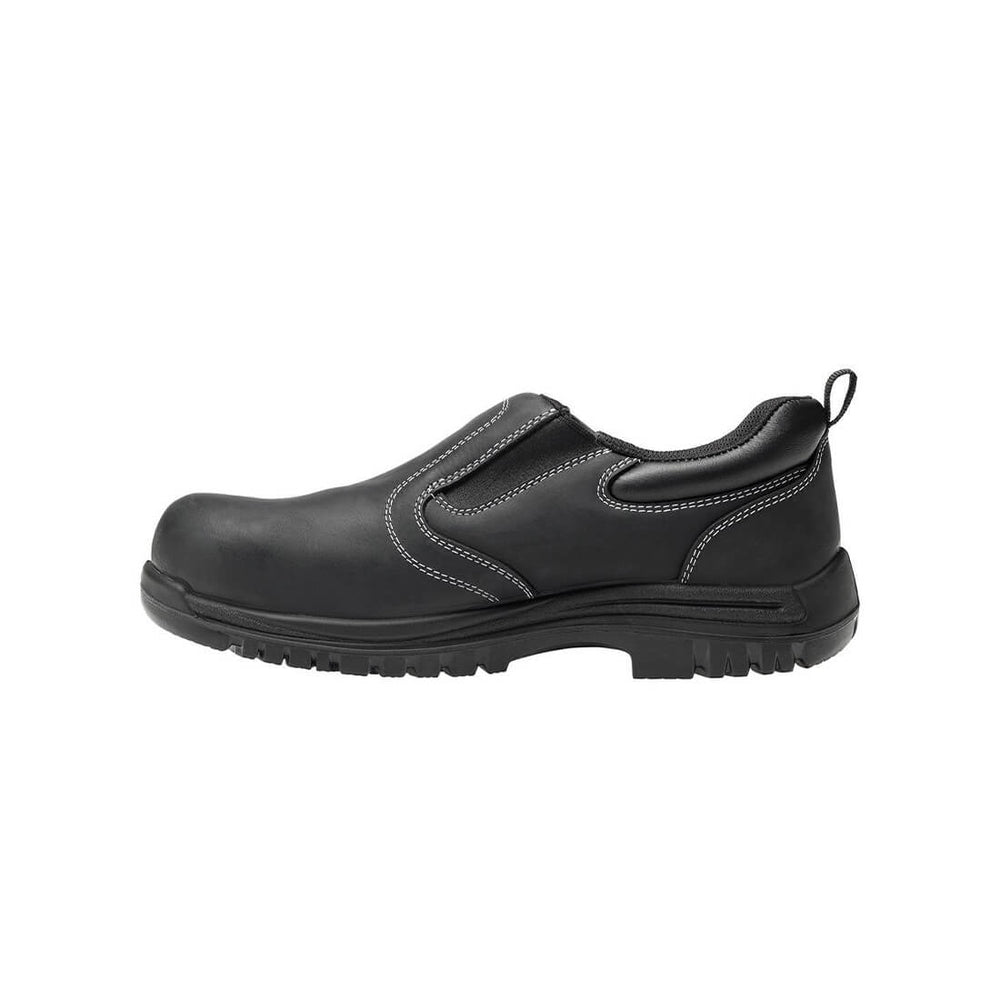 Avenger Foreman Waterproof Composite Toe Slip On Work Shoes – Black Side Image
