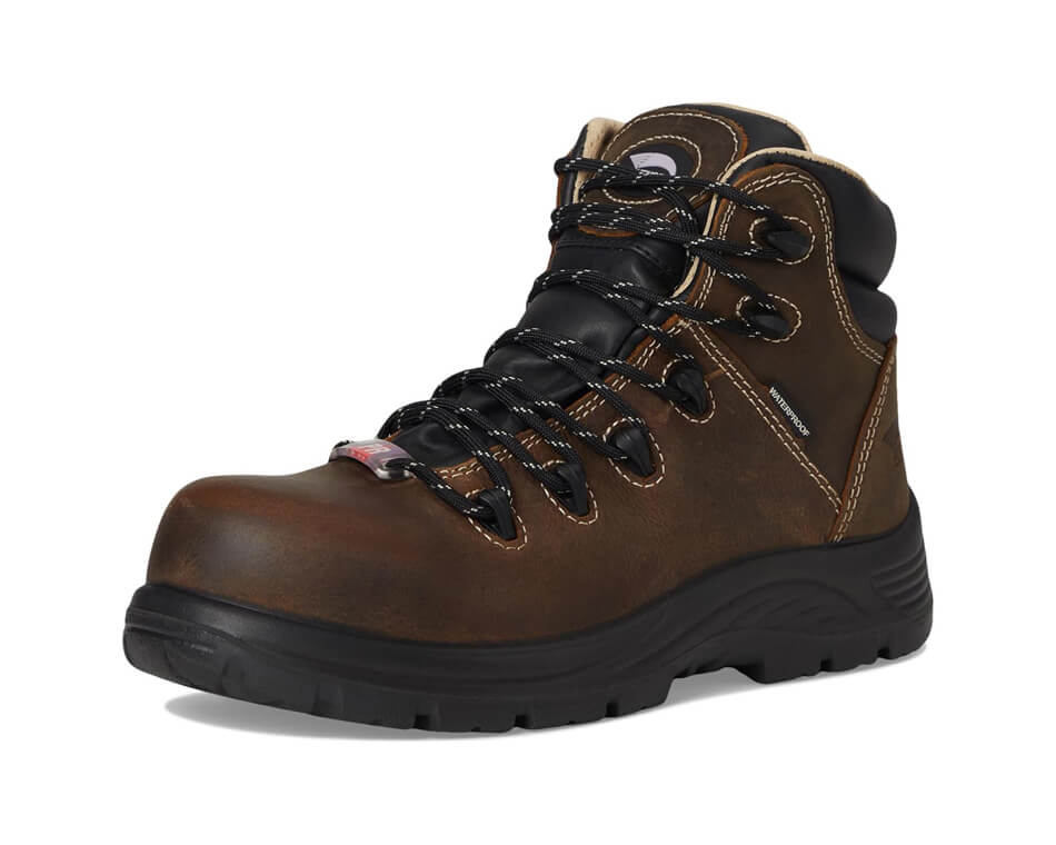 Avenger Framer Women’s Puncture Resistant Composite Toe Work Boots – Brown A7126