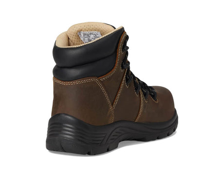 Avenger Framer Women’s Insulated Puncture Resistant Composite Toe Work Boots – Brown A7130 Heel Image