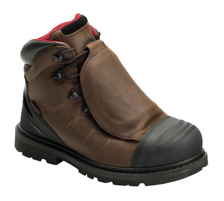 Avenger Hammer Waterproof Met Guard Carbon Toe 6" Work Boot – Chocolate Brown A7590 Profile Image