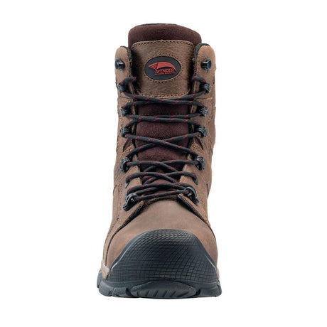 Avenger Ripsaw Puncture Resistant Alloy Toe 8" Boots - Brown A7333 Front Image