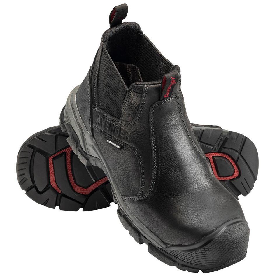 Avenger Ripsaw Puncture Resistant Alloy Toe Chelsea Work Boot – Black A7341