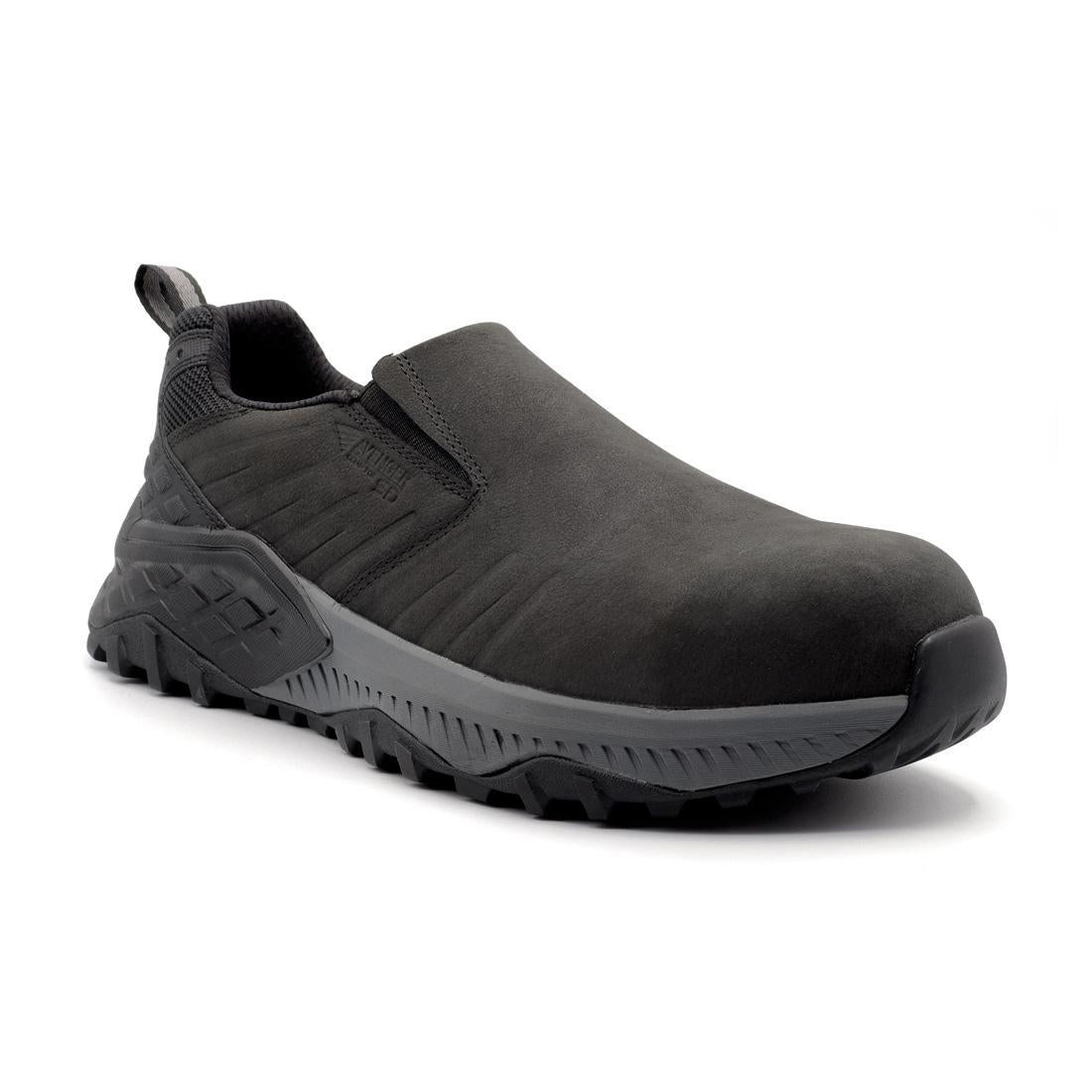 Avenger Summit Trail Women’s Composite Toe SD10 Work Shoes – Black A8843 Medial Image