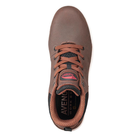 Avenger Swarm Aluminum Toe SD10 Work Shoes – Brown A712