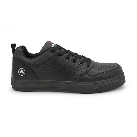 Airwalk Arena Composite Toe Work Shoes – Black/Black 1