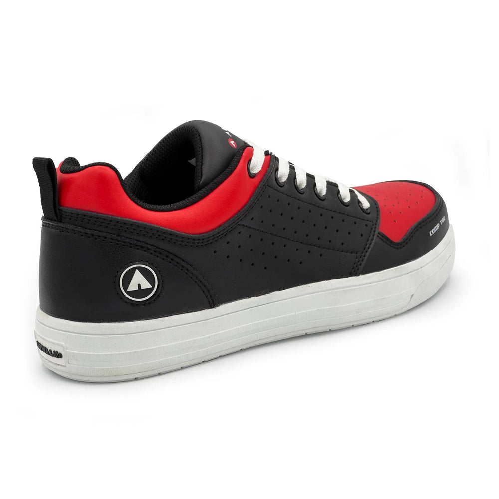 Airwalk Arena Composite Toe Work Shoes – Black/Red 5