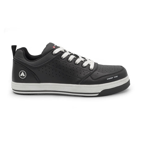 Airwalk Arena Composite Toe Work Shoes – Black/White 1