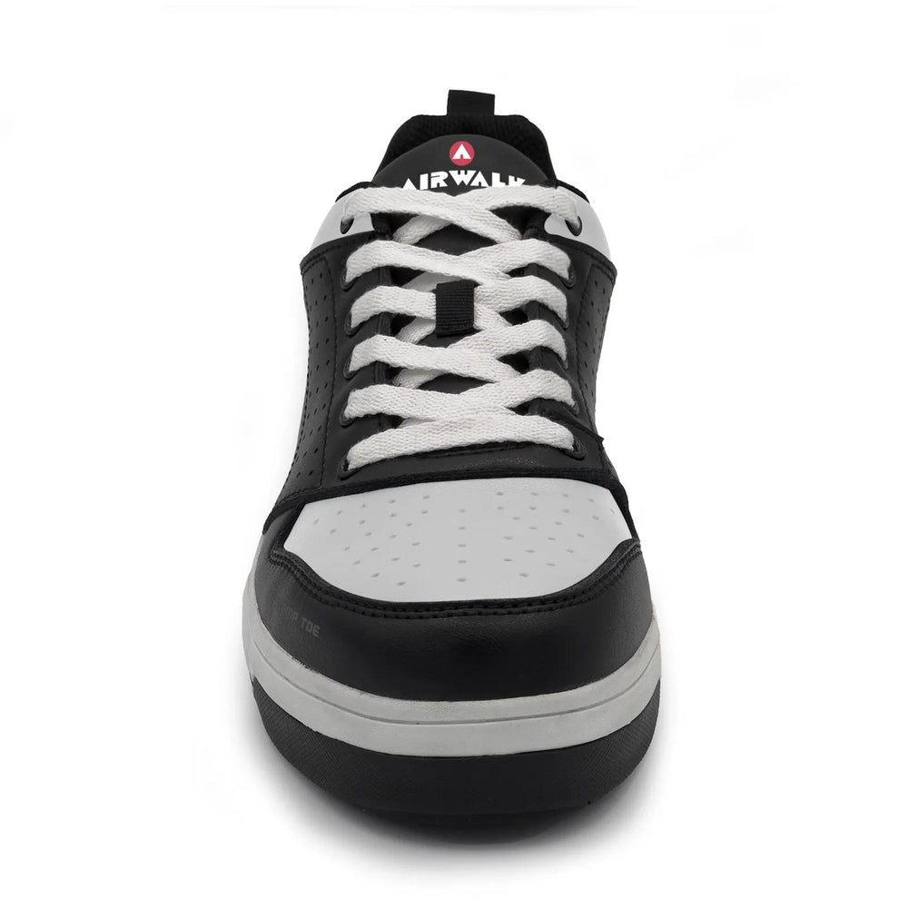 Airwalk Arena Women’s Composite Toe Work Shoes – Black/White 6