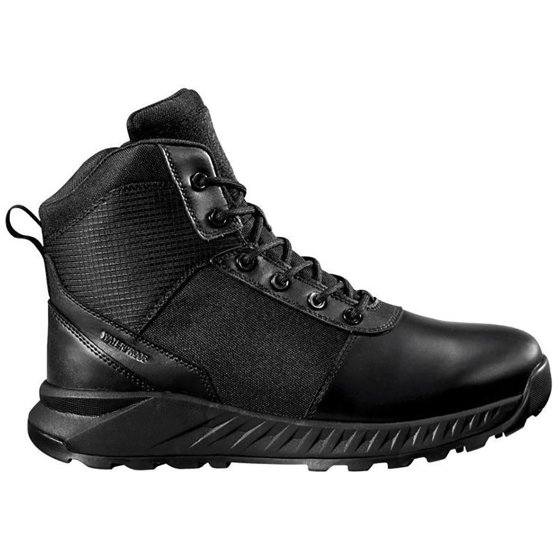 Black Diamond Black Diamond 6" Waterproof Side Zip Tactical Work Boot Black Profile View