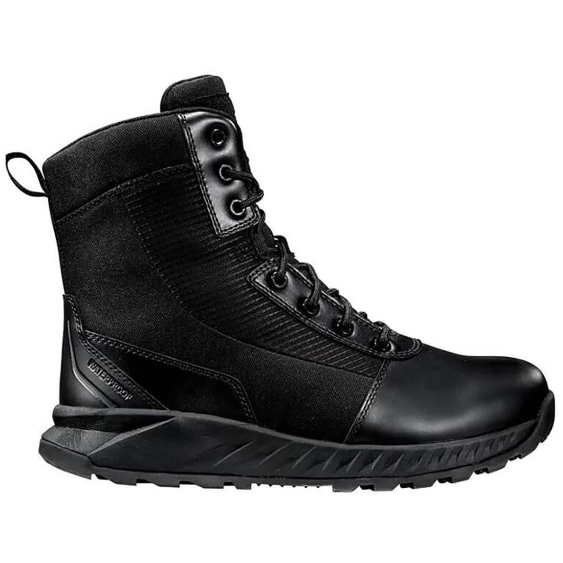 Black Diamond Black Diamond 8" Waterproof Side Zip Composite-Toe Tactical Work Boot Black Profile View