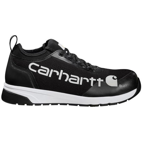 Carhartt 3 Inch Force Soft-Toe ESD Shoe Black/White Profile View