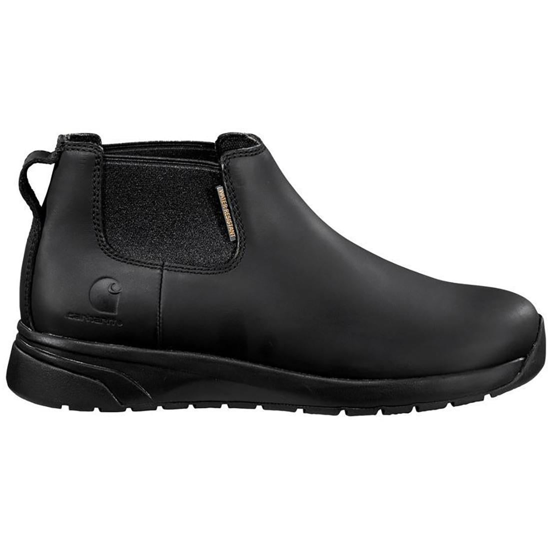 Carhartt 4" Force Soft-Toe Water Resistant Romeo Boot Black Profile View