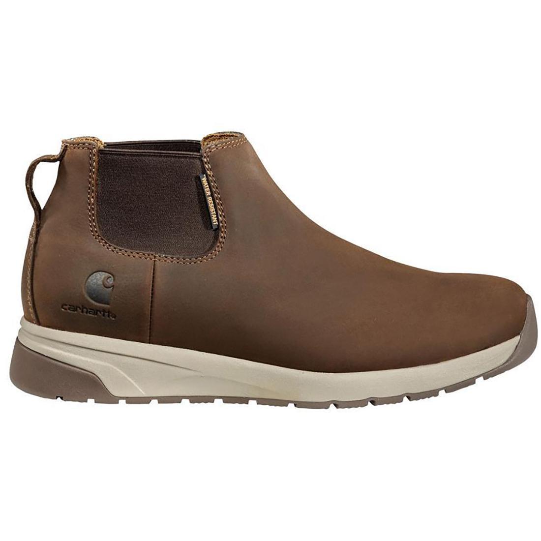 Carhartt 4" Force Soft-Toe Water Resistant Romeo Boot Brown Profile View